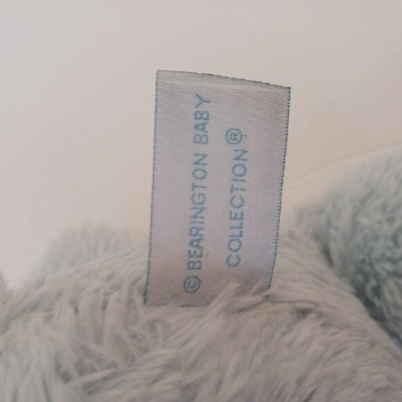 The Bearington Collection 14” Baby’s First Bear Teddy Blue Stuffed Plush Lovey - Picture 8 of 9
